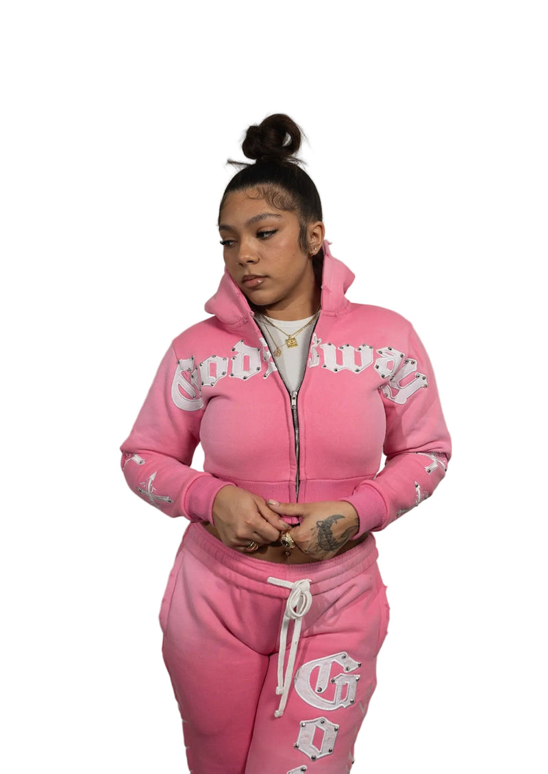 Women's Gv Embroidery "CHOSEN PINK"