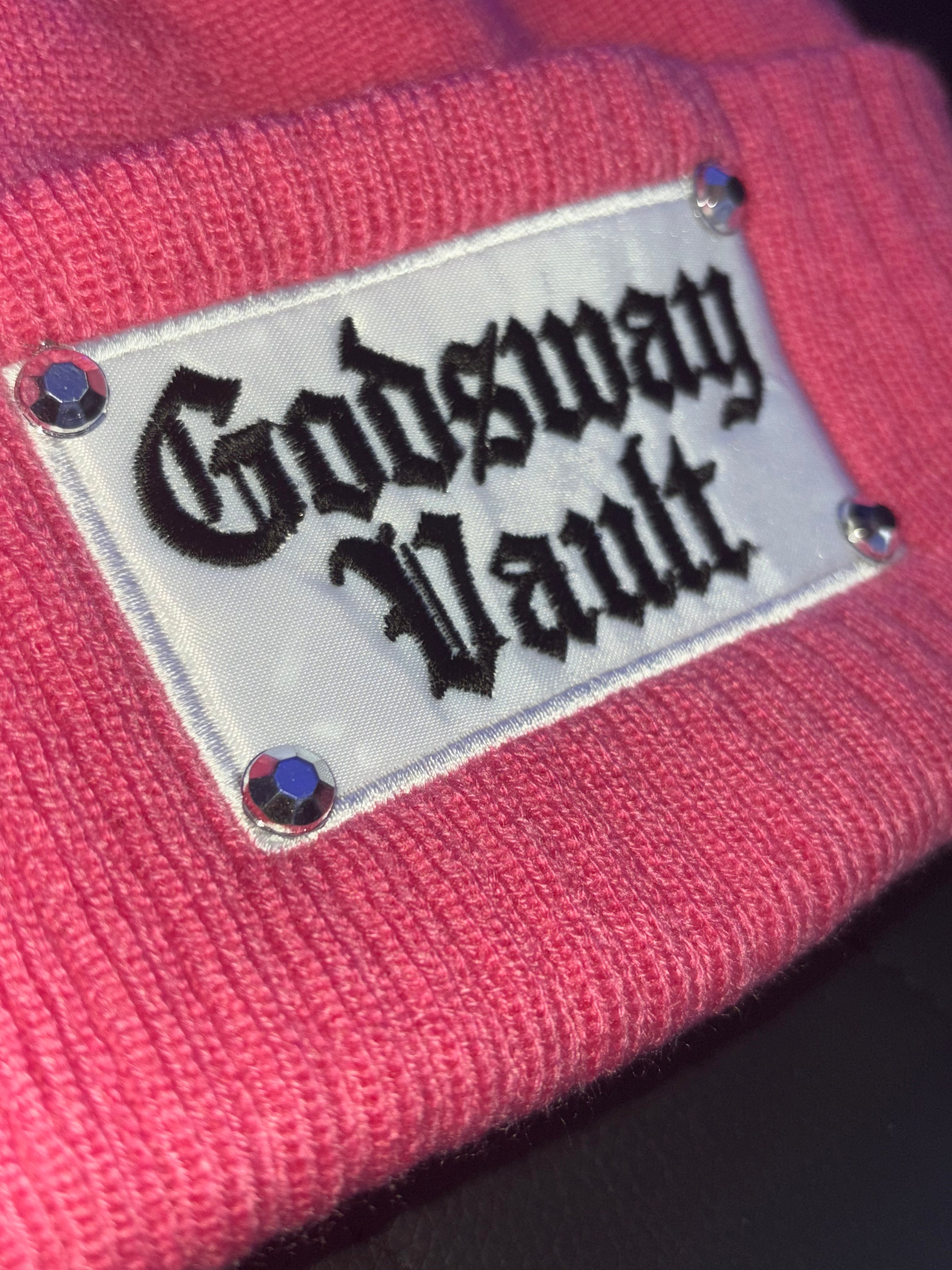 Acrylic Knit Skull Beanie