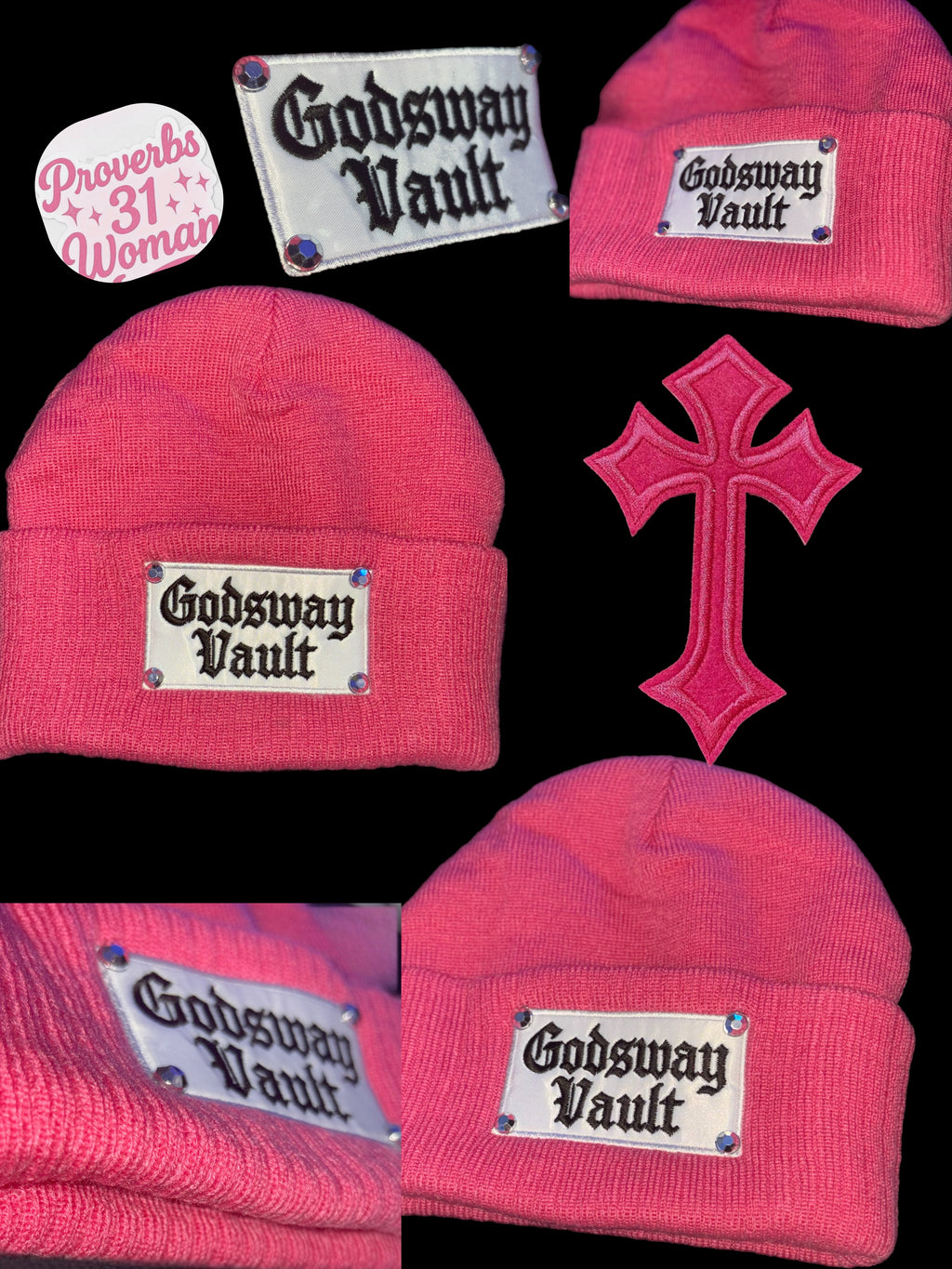 Acrylic Knit Skull Beanie